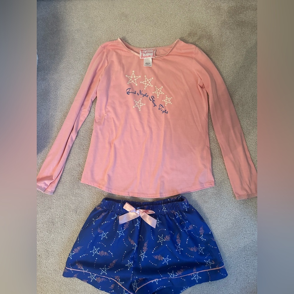 American Girl Melody’s Pink and Blue Starry Kids Pajamas